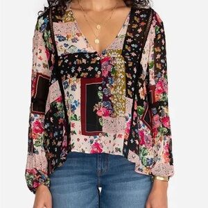 NWT Johnny Was Roswell Pieced Top M